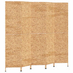 Room Divider 5-Panel Water Hyacinth