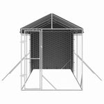 Large Galvanised Steel Dog Kennel Run 2x6m | HomeAndLiving