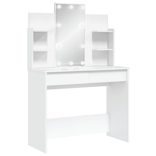  Dressing Table with LED Lights White