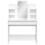 Dressing Table with LED Lights White