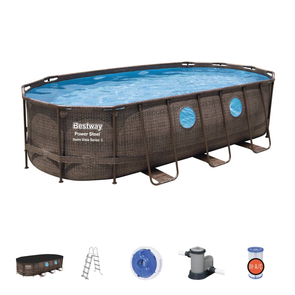 Bestway Power Steel Swimming Pool Set