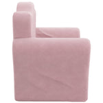 Kids Sofa Bed Pink Plush Toddler Chair | HomeAndLiving