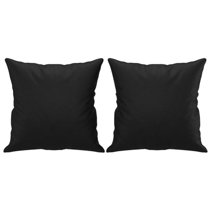 2-Seater Sofa with Throw Pillows Dark Grey