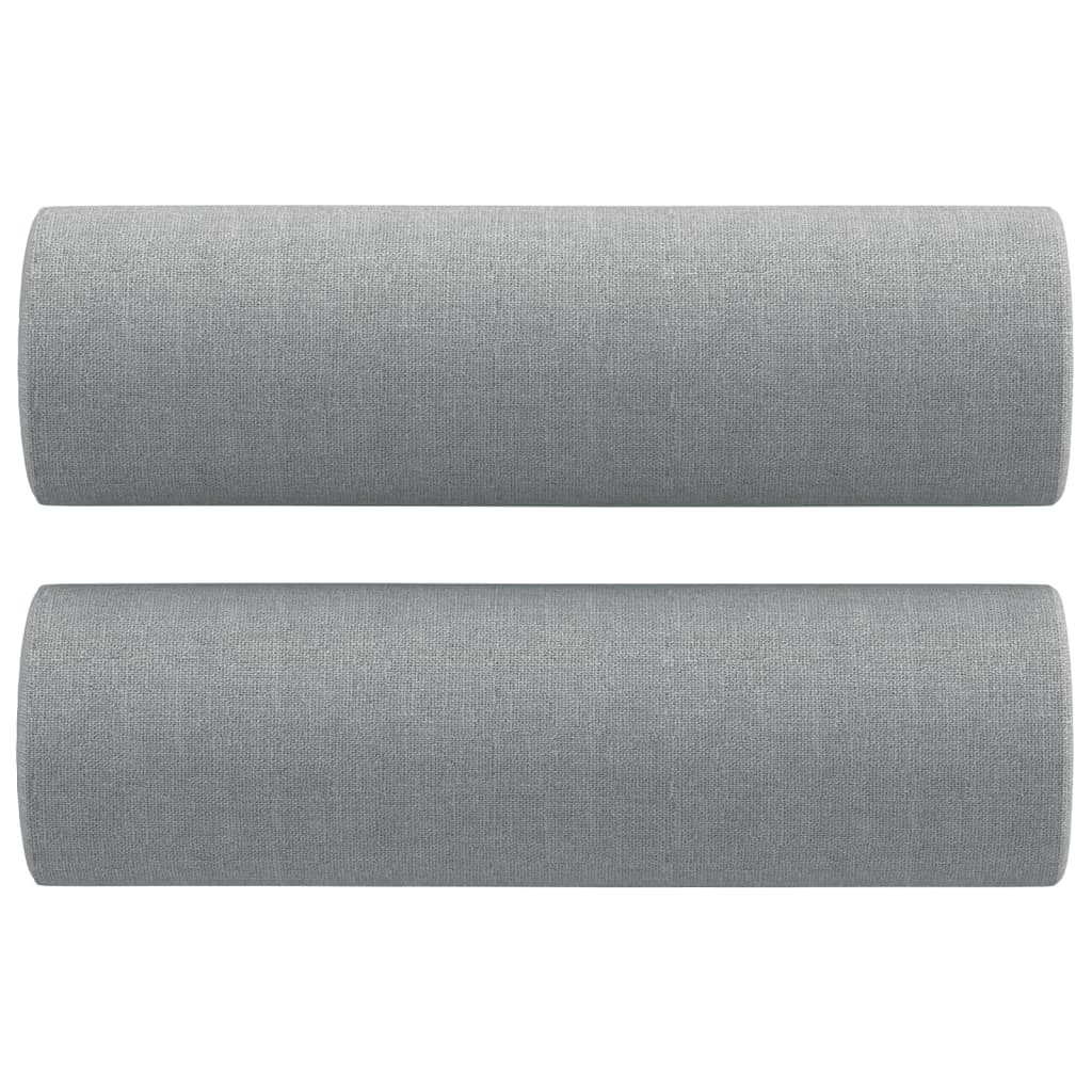 2-Seater Sofa with Throw Pillows fabric