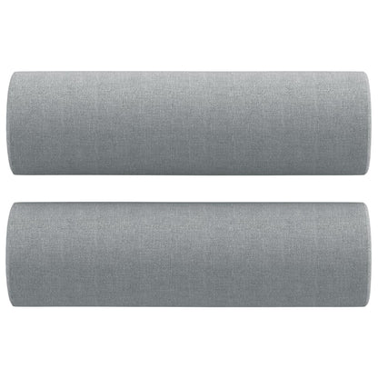 2-Seater Sofa with Throw Pillows fabric