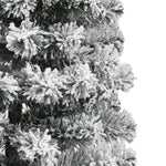 Festive Elegance: Artificial Hinged Christmas Tree with Flocked Snow