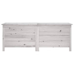 Refined Garden Storage Box White 150x50x56.5 Lounge Area Summer