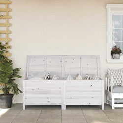 Refined Garden Storage Box White 150x50x56.5 Lounge Area Summer 