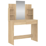 Dressing Table with Mirror Sonoma Oak