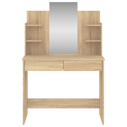 Dressing Table with Mirror Sonoma Oak