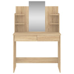 Dressing Table with Mirror Sonoma Oak