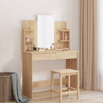 Dressing Table with Mirror Sonoma Oak