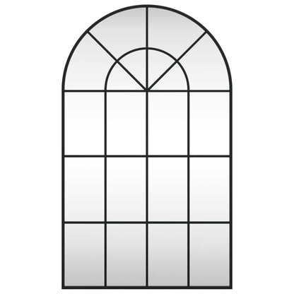 Wall Mirror - Black Arch Iron