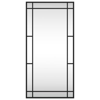 Wall Mirror Black Iron