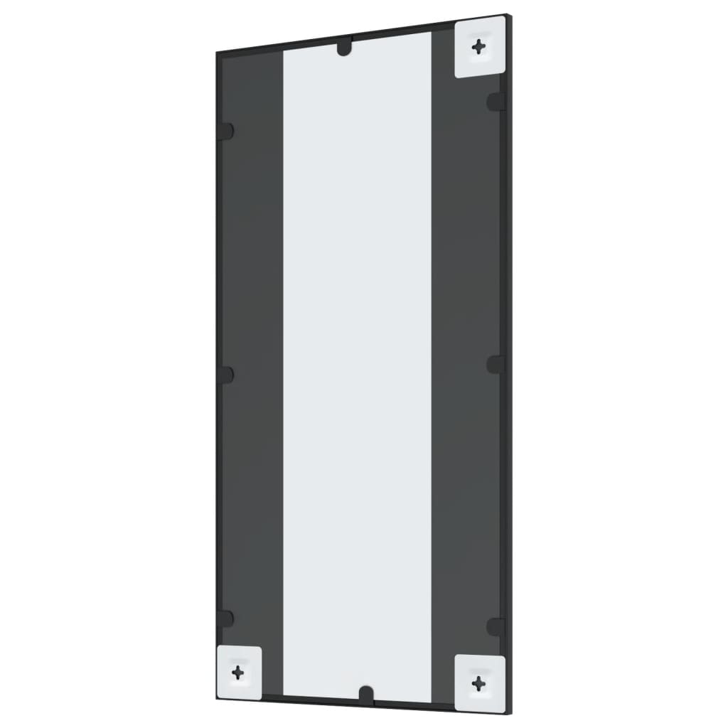 Wall Mirror Black Iron