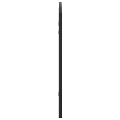 Elegance Wall Mirror Black Arch Iron