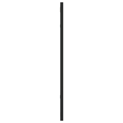 Wall Mirror Rectangle Iron Black