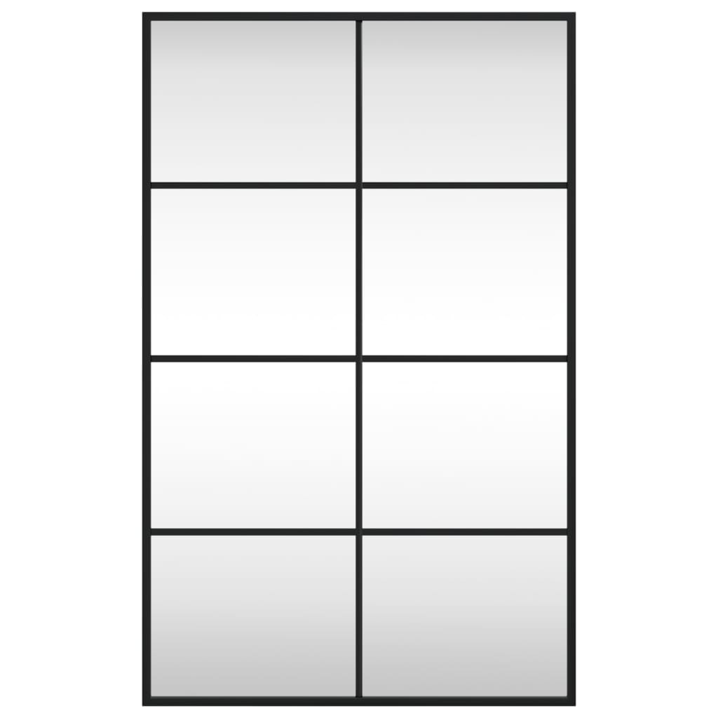 Wall Mirror Black Iron