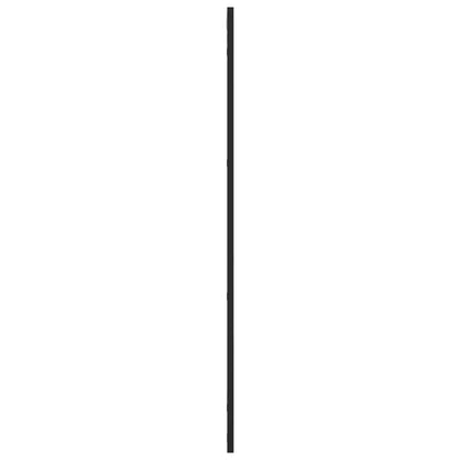 Wall Mirror Black Rectangle Iron