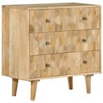 Modern Drawer Cabinet Solid Wood Mango