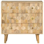 Modern Drawer Cabinet Solid Wood Mango