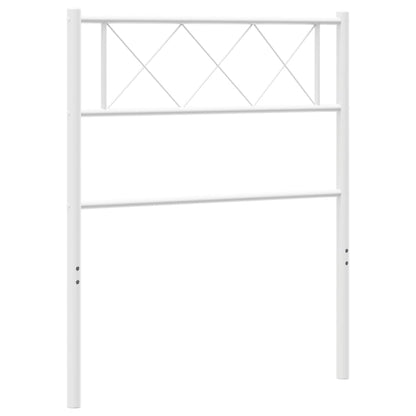 Metal Headboard White
