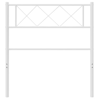 Metal Headboard White