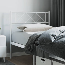 Metal Headboard White