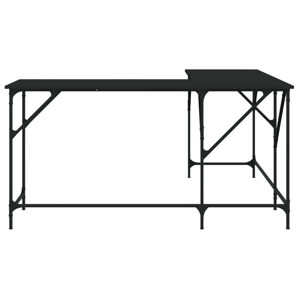Desk Engineered Wood-Black