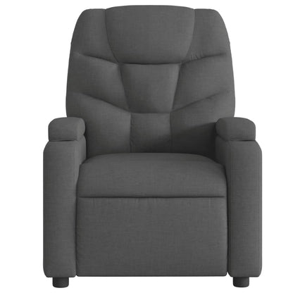 Fabric Recliner Chair Dark Grey 135° | HomeAndLiving