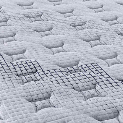 King 28cm Medium Pocket Spring Mattress Fabric Foam Isolation Pad Support