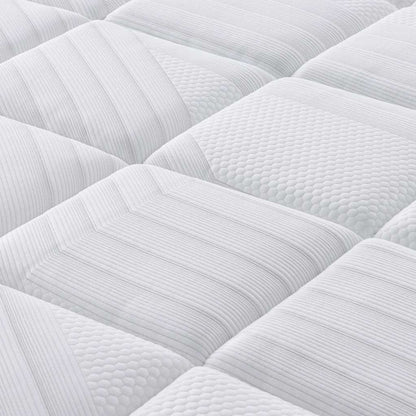 Double Medium Plus Pocket Spring Mattress Fabric Foam Isolation Pad
