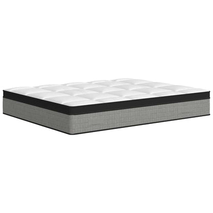 Queen Medium Plus Pocket Spring Mattress Fabric with Foam & 7-Zone Support