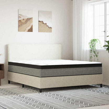 King Size Medium Plus Pocket Spring Mattress Fabric with Foam & 7-Zone Support