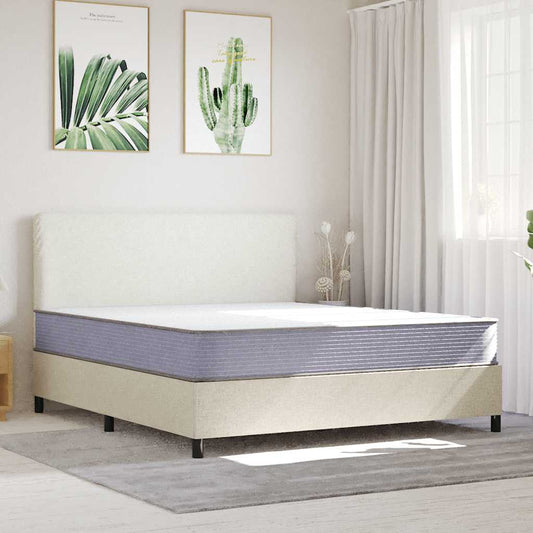 King Foam Mattress Medium Soft Peached Woven Fabric Double-Sided Comfort