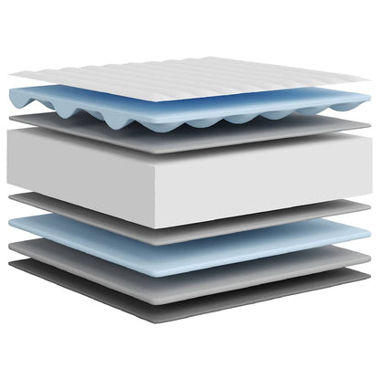 King Foam Mattress Medium Soft Peached Woven Fabric Double-Sided Comfort