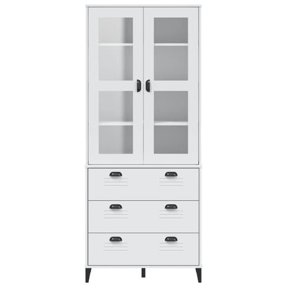 Highboard White - Solid Wood Pine