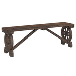 Space Saving Garden Benches 2 pcs Solid Garden Gathering Evening
