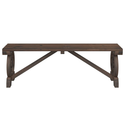 Space Saving Garden Benches 2 pcs Solid Garden Gathering Evening 