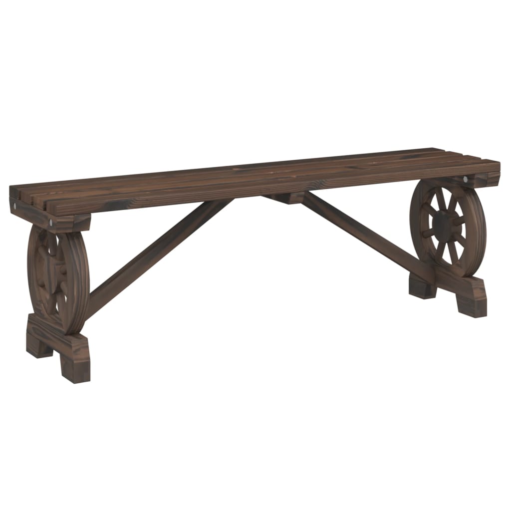 Space Saving Garden Benches 2 pcs Solid Garden Gathering Evening 
