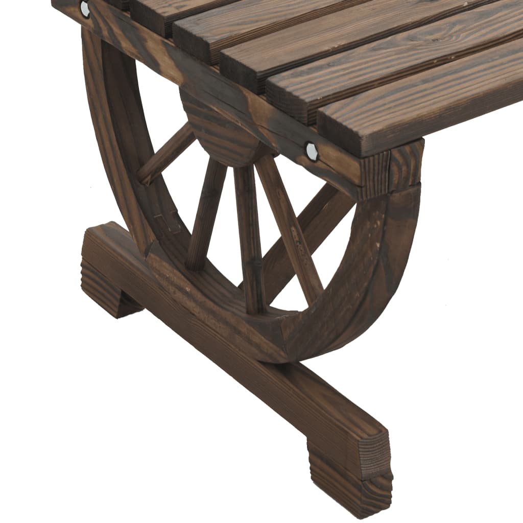Space Saving Garden Benches 2 pcs Solid Garden Gathering Evening 