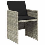 Durable Garden Chairs with Cushions 4 pcs Lounge Area Urban Style