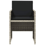 Durable Garden Chairs with Cushions 4 pcs Lounge Area Urban Style