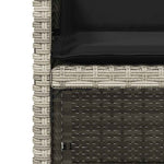 Durable Garden Chairs with Cushions 4 pcs Lounge Area Urban Style