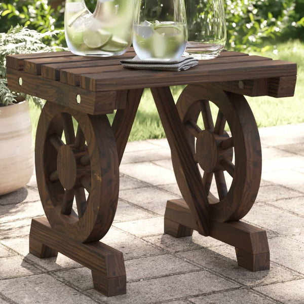  Garden Footstool Solid Wood Fir