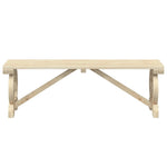 Garden Bench 115 cm Solid Wood