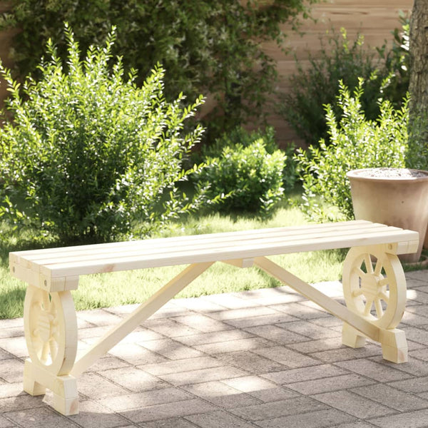  Garden Bench 115 cm Solid Wood