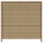 Garden Storage Box Mix Beige 469L Poly Rattan