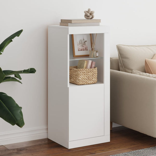  Sideboard with LED Lights-White