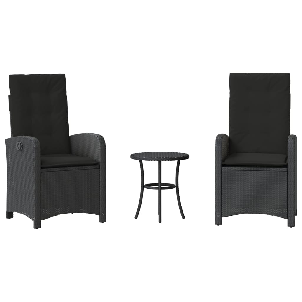 Versatile 3 Piece Bistro Set with Relaxing Seating Garden Leisure 